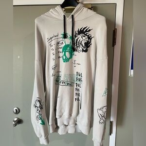 White diesel hoodie